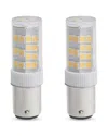 Bulbrite Pack Of 2-4.5w T5 Mini Led Bulb,line Voltage Double-contact Bayonet Base