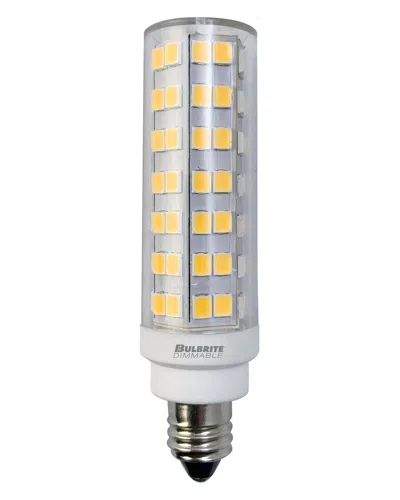 Bulbrite Pack Of 2-6.5 Watt 120v Clear T6 Led Mini Bulbs With Candelabra(e12)base
