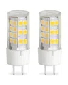 Bulbrite Pack Of 2-led Mini T4 Dimmable Bi-pin Base (gy6.35) Light Bulb