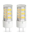 Bulbrite Pack Of 2-led Mini T6 Bi-pin Base Light Bulb 35 Watt Equivalent