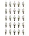 Bulbrite Pack Of (25) 0.6 Watt Clear C7 Candelabra Screw (e12) Led Bulb