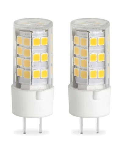 Bulbrite Pack Of 2-led Mini T6 Bi-pin Base Light Bulb 35 Watt Equivalent In White