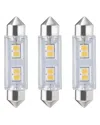 Bulbrite Pack Of 3-led Mini T3 Festoon Base 24v Light Bulb 20 Watt