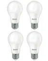 Bulbrite Pack Of (4) 3-way Frost A21 Medium (e26) Led Light Light Bulb, 3000k
