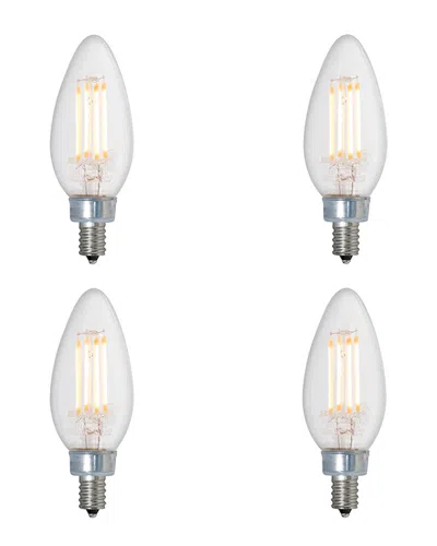 Bulbrite Set Of 4 Led 4.5w Dimmable Light Bulbs