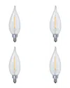 Bulbrite Set Of 4 Led 4.5w Dimmable Light Bulbs