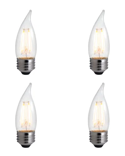 Bulbrite Set Of 4 Led 4w Dimmable Light Bulbs