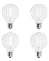 Bulbrite Set Of 4 Led 7w Dimmable Light Bulbs