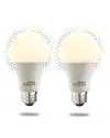 Bulbrite Solana Pack Of 2-a19 Smart Wifi Connected 90cri Color Changing Led Bulb