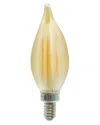 Bulbrite Spunlite Pack Of 4-4w Led Filament Light Bulb With Candelabra (e12) Base