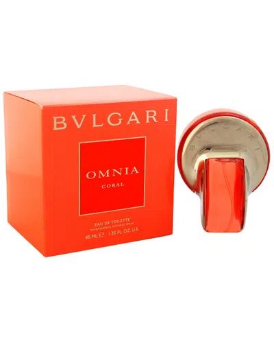 Bulgari 1.35oz Omnia Coral Eau De Toilette Spray In White
