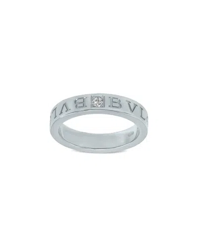Bulgari 18k 0.01 Ct. Tw. Diamond Ring