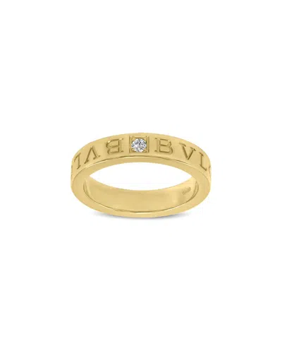 Bulgari 18k 0.01 Ct. Tw. Diamond Ring
