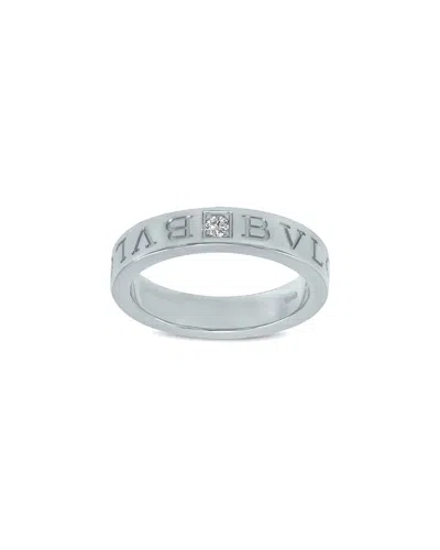 Bulgari 18k 0.01 Ct. Tw. Diamond Ring