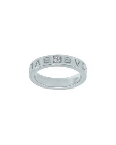 Bulgari 18k 0.01 Ct. Tw. Diamond Ring