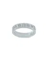 Bulgari 18k 0.01 Ct. Tw. Diamond Ring In Silver
