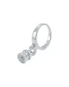 Bulgari 18k 0.05 Ct. Tw. Diamond Ring In Silver