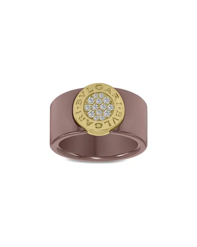 BULGARI BULGARI 18K 0.08 CT. TW. DIAMOND RING