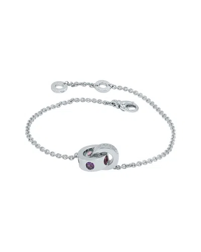 Bulgari 18k 0.12 Ct. Tw. Amethyst Bracelet In Multi