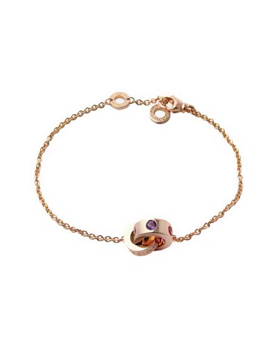 Bulgari 18k 0.50 Ct. Tw. Gemstone Sorbet Bracelet (authentic Pre-loved) In Gold