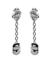 Bulgari Bvlgari Parentesi Diamond 18k White Gold Drop Earr