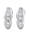 Bulgari 18k 1.52 Ct. Tw. Diamond Earring (authentic Pre-loved) In Metallic