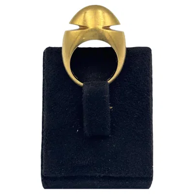 Pre-owned Bulgari 18k Gold Dome Cocktail Ring, Italy, Circa 1990 In Multiple