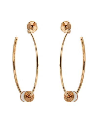 Bulgari 18k Hoops (authentic ) In Gold