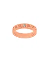 Bulgari 18k Rose Gold 0.01 Ct. Tw. Diamond Ring In Pink