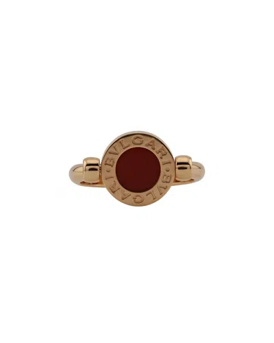 BULGARI BULGARI 18K ROSE GOLD 1.00 CT. TW. RED TOURMALINE RING