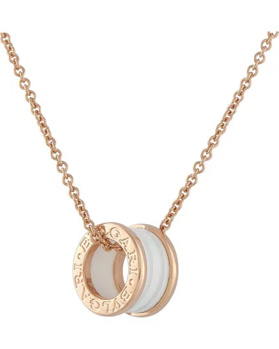 Pre-owned Bulgari 18k Rose Gold Necklace (authentic Pre-loved)