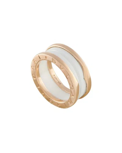 Pre-owned Bulgari 18k Rose Gold Ring (authentic Pre-loved)