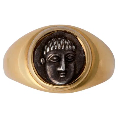 Pre-owned Bulgari Ancient Coin Monete Ring In Multiple