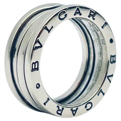 Pre-owned Bulgari B Zero Band Ring In 18k White Gold
