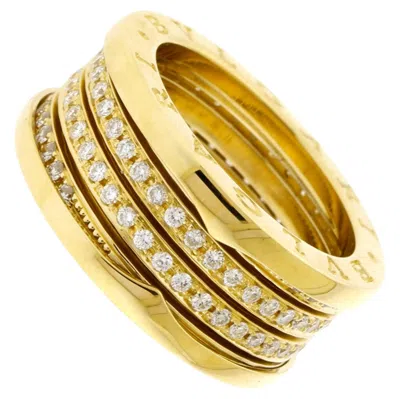 Pre-owned Bulgari B Zero With Diamonds 18kt Yellow, Sz 57 In Multi