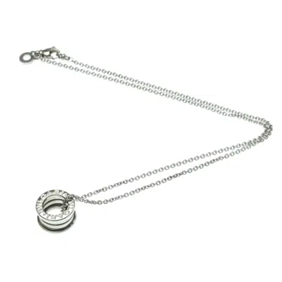 Pre-owned Bulgari B. Zero1 Gold Necklace Jewelry () In Silver