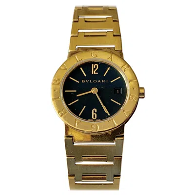 Pre-owned Bulgari Bb 26 Ggd 18 Karat Yellow Gold Ladies Watch