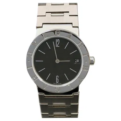 Pre-owned Bulgari Bb30 Stainless Steel Mid Size Quartz Wrist Watch In Multiple