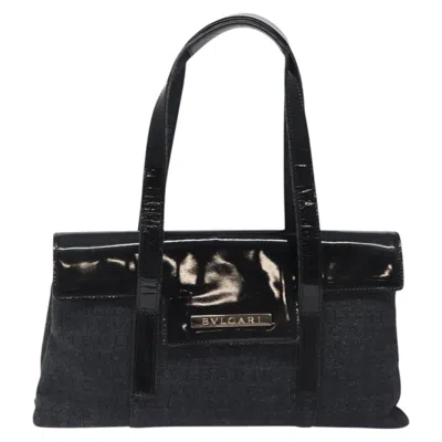 Pre-owned Bulgari Black Canvas Shoulder Bag ()