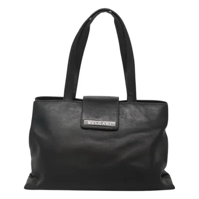 Pre-owned Bulgari Black Leather Shoulder Bag ()