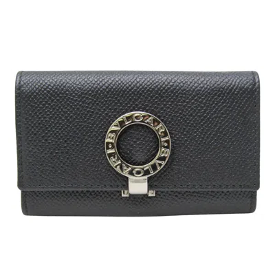 Pre-owned Bulgari Black Leather Wallet  ()