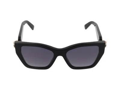 Bulgari Bv40097i Cat-eye Gradient Lenses Sunglasses In Black