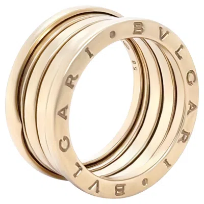 Pre-owned Bulgari Bvlgari 18ct Yellow Gold B.zero1 Four-band Ring 12.32g