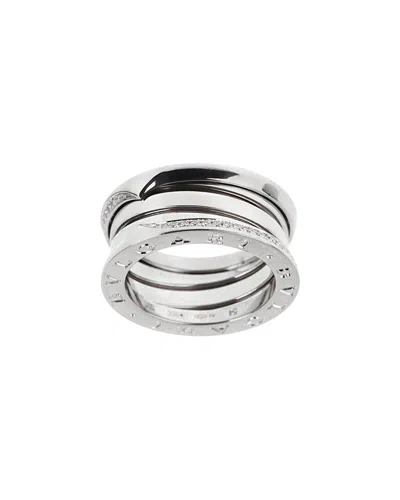 Pre-owned Bulgari Bvlgari 18k 0.31 Ct. Tw. Diamond Ring (authentic Pre-loved)