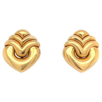 Pre-owned Bulgari Bvlgari 18k Gold Earrings In Multi