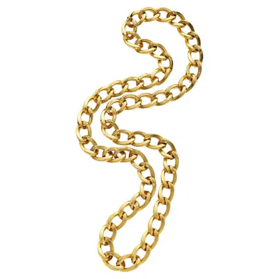Pre-owned Bulgari Bvlgari 18k Solid Yellow Gold Necklace 36" 215.50 Grams