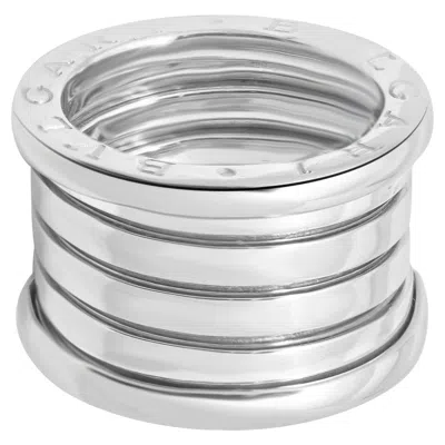 Pre-owned Bulgari Bvlgari 18k White Gold B. Zero 1 Four Band Ring