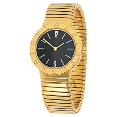 Pre-owned Bulgari Bvlgari 30mm Round Dial Tubogas Watch In Multi