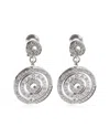 Bulgari Bvlgari Astrale 18k 2.60 Ct. Tw. Diamond Earrings (authentic Pre-loved) In Metallic