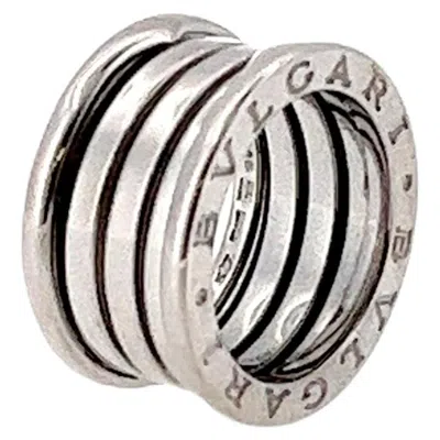 Pre-owned Bulgari Bvlgari B. Zero 1 Ring 4 Bands, Set In 18ct White Gold, Size 49